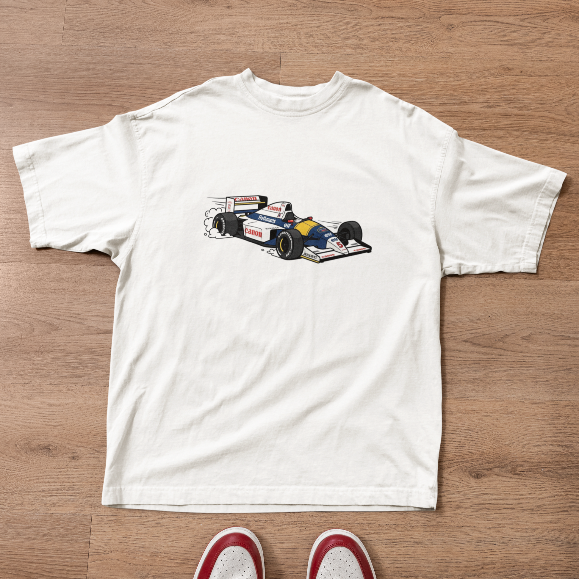 Williams FW14B camiseta blanca 