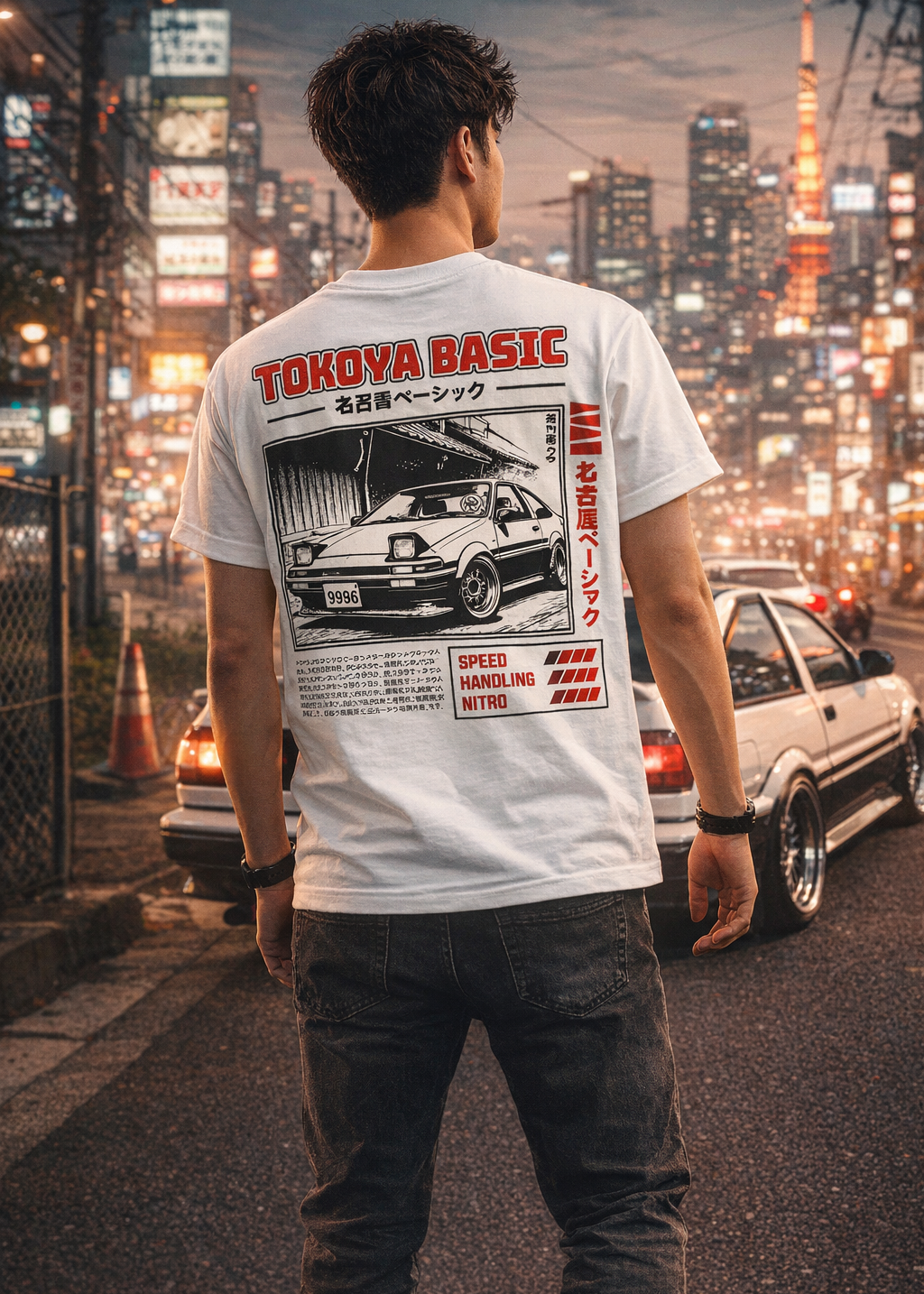 camiseta tokyo basic JDM AE86