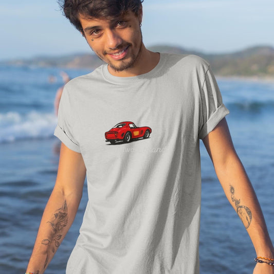 Camiseta coche ferrario 250 gto rojo 