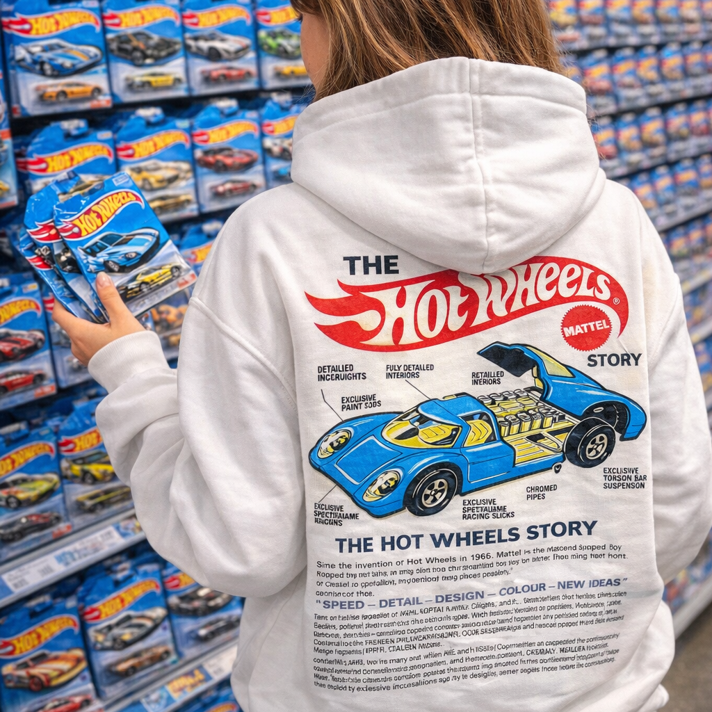 sudadera hot wheels 